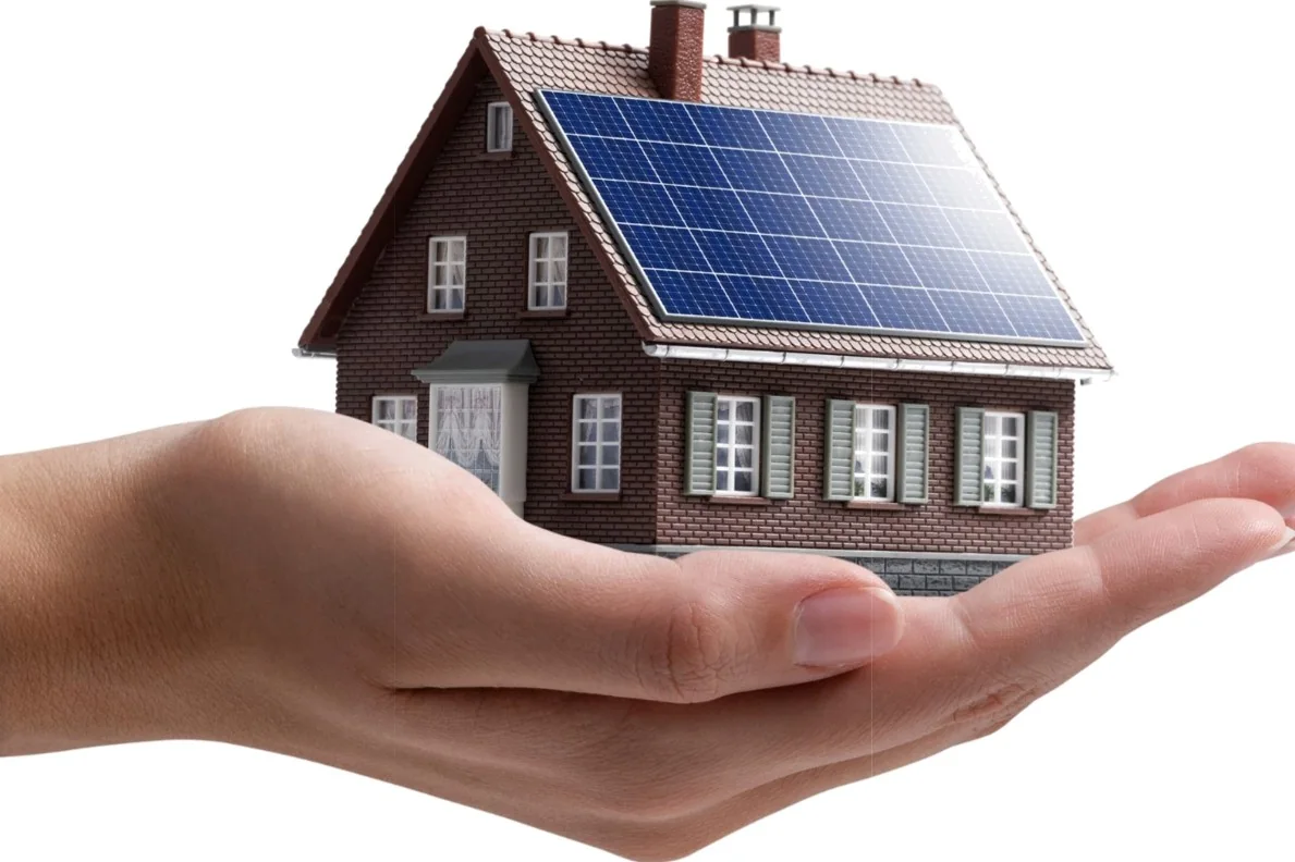 Home with rooftop solar system