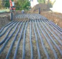 Cable trenching work